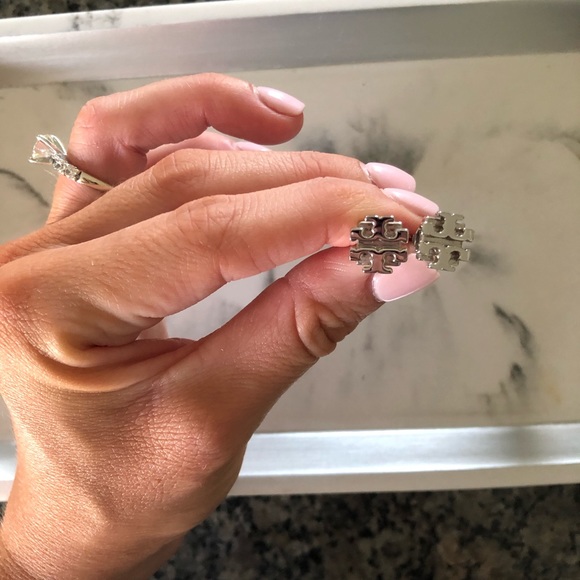 Tory Burch Jewelry - Tory Burch Silver Stud Earrings